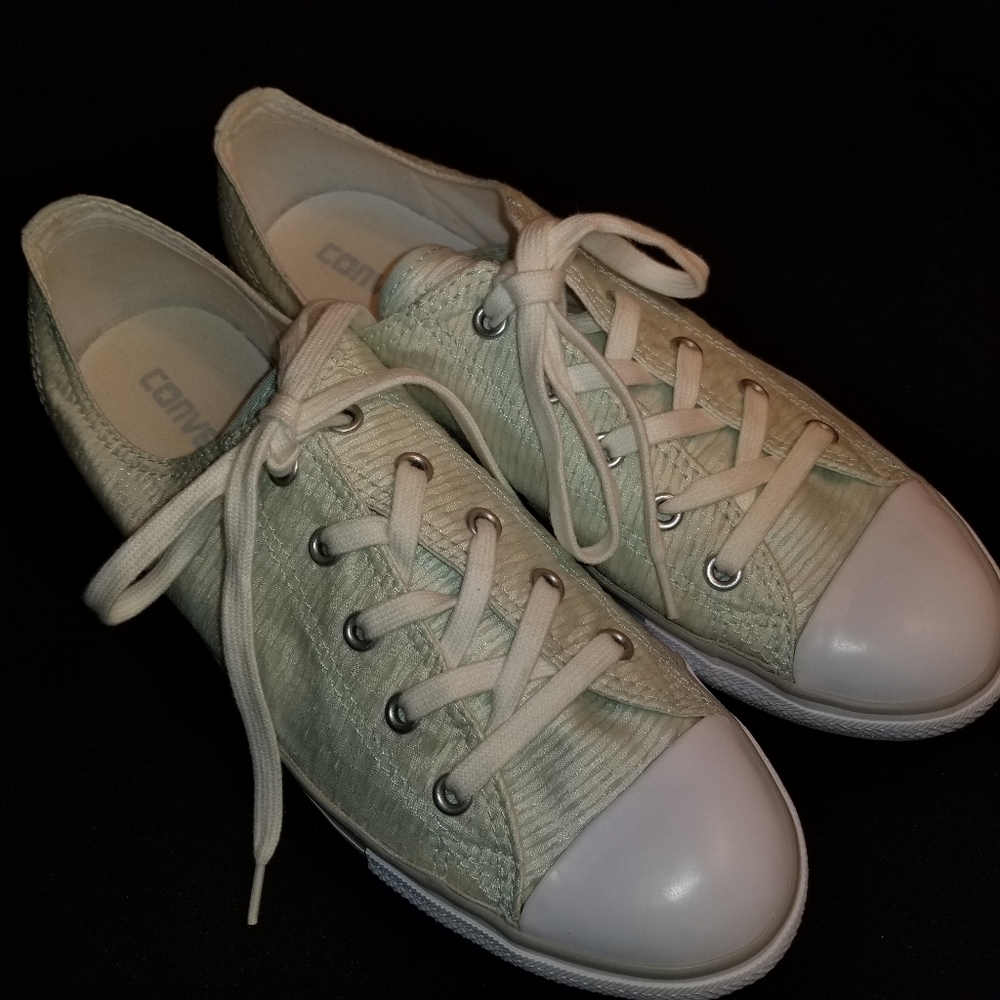Converse Dainty Mint Green Low Top All Stars